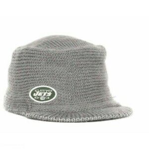 *JETS* Gray Snow Sergeant Knit Fashion Hat NWT